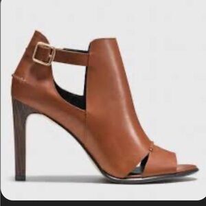 Coach Idena Booties Tan Heeled Sandals